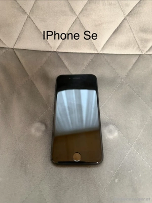 IPhone Se schwarz,  iCloud Gesperrt  Lade Kabel  70  Bild 2