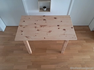 Zirbentisch - neu 100x60x75 cm Vollholz Bild 5