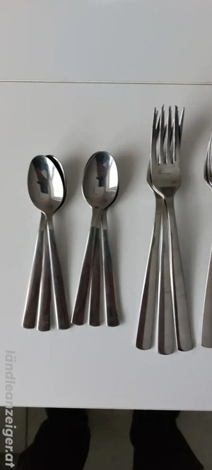 Besteck 22 teilig Edelstahl Bild 4