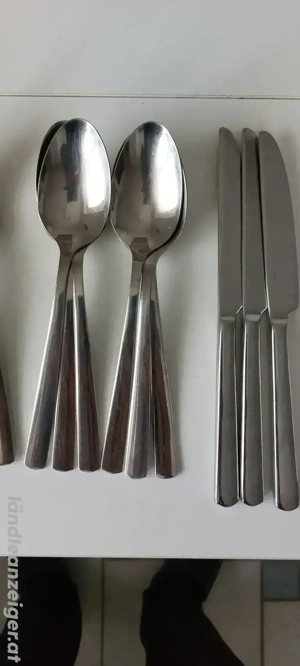 Besteck 22 teilig Edelstahl Bild 3