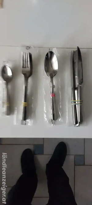 Besteck 22 teilig Edelstahl Bild 2