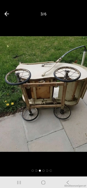 Kinderwagen antik Bild 3