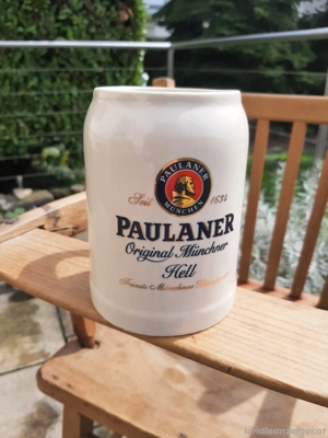 Steingut Bierkrüge  Bild 2