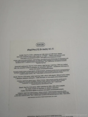 Ipad Pro 64GB 12,9" Bild 3