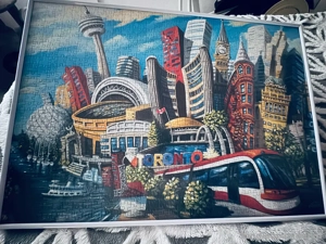 Handgefertigtes Puzzle (1000 Teile)   gerahmt & bereit zum Aufhängen