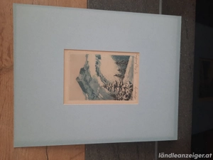 Alpspitze  Radierung signiert  Bild 2