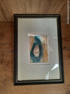 Radierung signiert  Bild 3