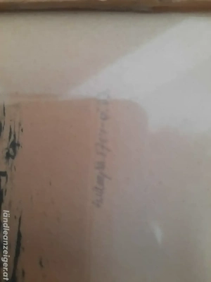 Radierung signiert  Bild 2