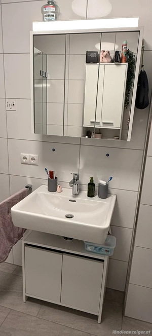 Waschbeckenunterschrank und Spiegelschrank