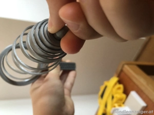 Einfacher Finger Fidget Spinner. eckig 3D gedruckt. Bild 4