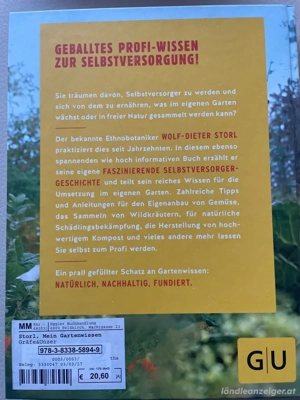 Buch: Mein Gartenwissen, von Wolf-Dieter Storl Bild 2