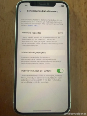 Apple iPhone 12 128 GB Grün guter Zustand Bild 3