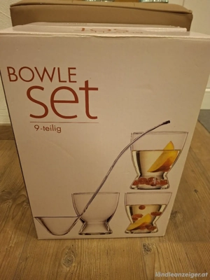 Bowle Geschirr 8 teilig