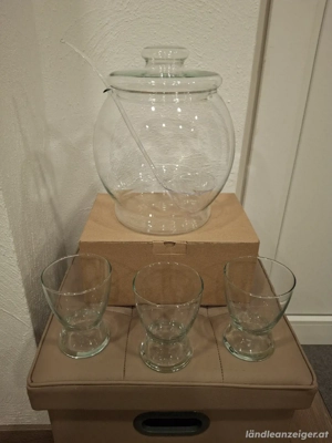 Bowle Geschirr 8 teilig Bild 2