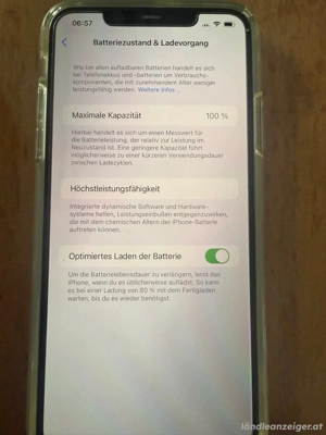 Apple iPhone 11 Pro Max 256 GB Gold 100 % Akku wie neu Bild 3