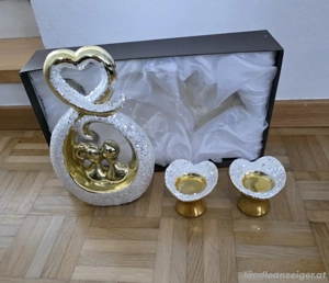 Deko-Set  Familie mit Herz    NEU Bild 2