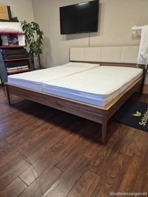 Doppelbett neu 200x200 cm Astnuss