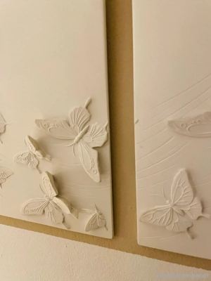 3 teiliges Set Bilder Schmetterlinge Bild 2