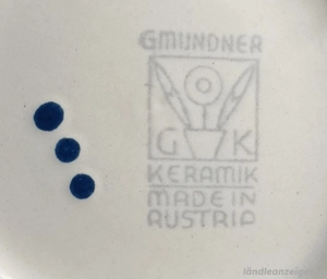 Gmundner Keramik Set blau getupft 29-teilig Bild 5