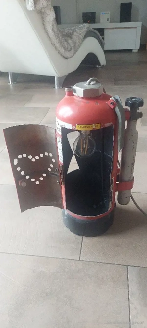 Lampe Feuerlöscher  Bild 5