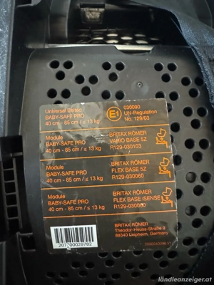 Römer Britax Baby-Safe + Vario Base  Bild 4