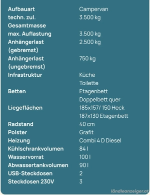 Campervan zu vermieten  Bild 4