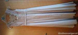 Abendkleid Ballkleid in altrosa Bild 3