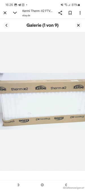 kermi Heizkörper 2 Stück 100x30cm Bild 2