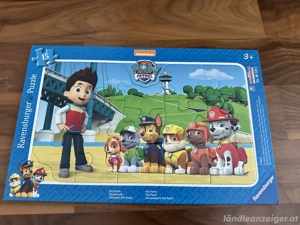 2 Paw Patrol Puzzles und 1  Memory wie neu dürfen weiterziehen  Bild 3