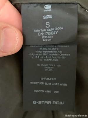 G-Star Damen Wintermantel schwarz Gr. S Bild 5