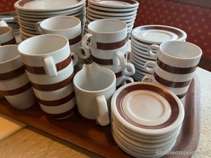 Braunrand Kaffeegeschier Bild 3