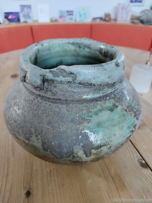 Raku Vase  Bild 2