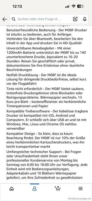 Thermodrucker NP vor einem Jahr und zwei Monaten 130eur Bild 3