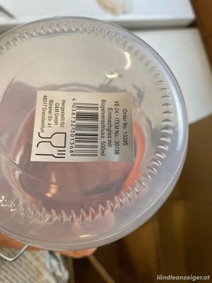 4 Einweckgläser NEU Bild 2