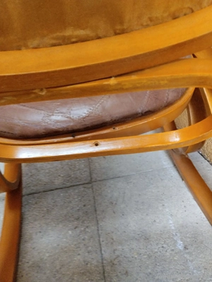 vintage Schaukelstuhl  Bild 2