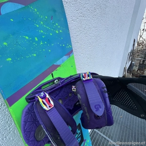 Snowboard gebraucht 135 lang  Bild 3