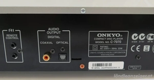 Onkyo C-7070 Highend CD-Spieler Bild 11