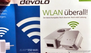 WLAN und LAN überall, 2x Powerline Adapter - Starter Kit, einstecken und verbinden Bild 2