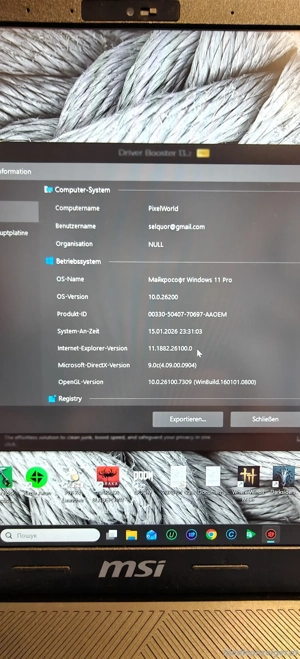 MSI Crosshair 16 HX   i7   RTX 4070   64 GB RAM   2 TB SSD Bild 3