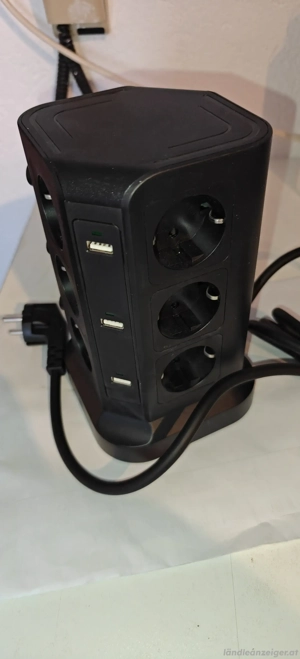 KOOSLA Steckdosenleiste   Steckdosenturm mit USB-C (20 W), sehr guter Zustand Bild 2