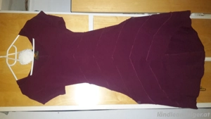 bordeaux rotes Chapati Mittelalter Kleid S Bild 2