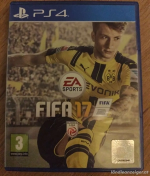 3 PS4 Spiele Fifa16, Fifa17, Fifa 18 Bild 2