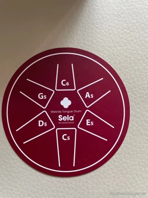 Sela Melody Tongue Drum   entspannender Klang, inkl. Schlägel Bild 5
