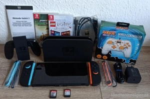 Nintendo Switch 2 konsole 256 GB Speicher   Controller+2 Spiele* Neuwertig Bild 2