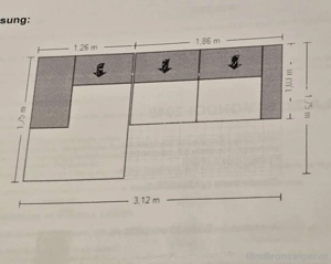Couch schwarz zu verkaufen Bild 2