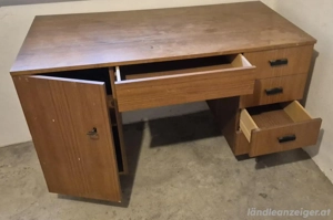Vintage Schreibtisch 60er 70er Jahre   Mid Century   Kultobjekt