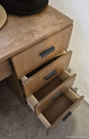 Vintage Schreibtisch 60er 70er Jahre   Mid Century   Kultobjekt Bild 5
