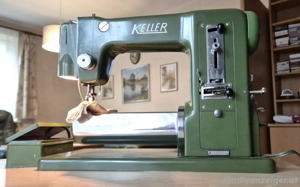 Antike Koffernähmaschine Marke Keller - funktionstüchtig Bild 10