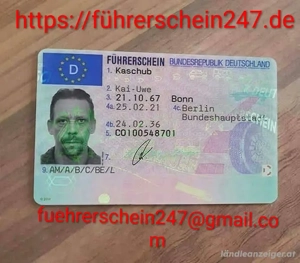 Führerschein & Dokumente schnell erhalten   Legal & diskret (6 8 Tage) Bild 2