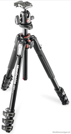Manfrotto MK190XPRO4-BH 190 Aluminium Stativ mit 4 Segmenten Bild 5